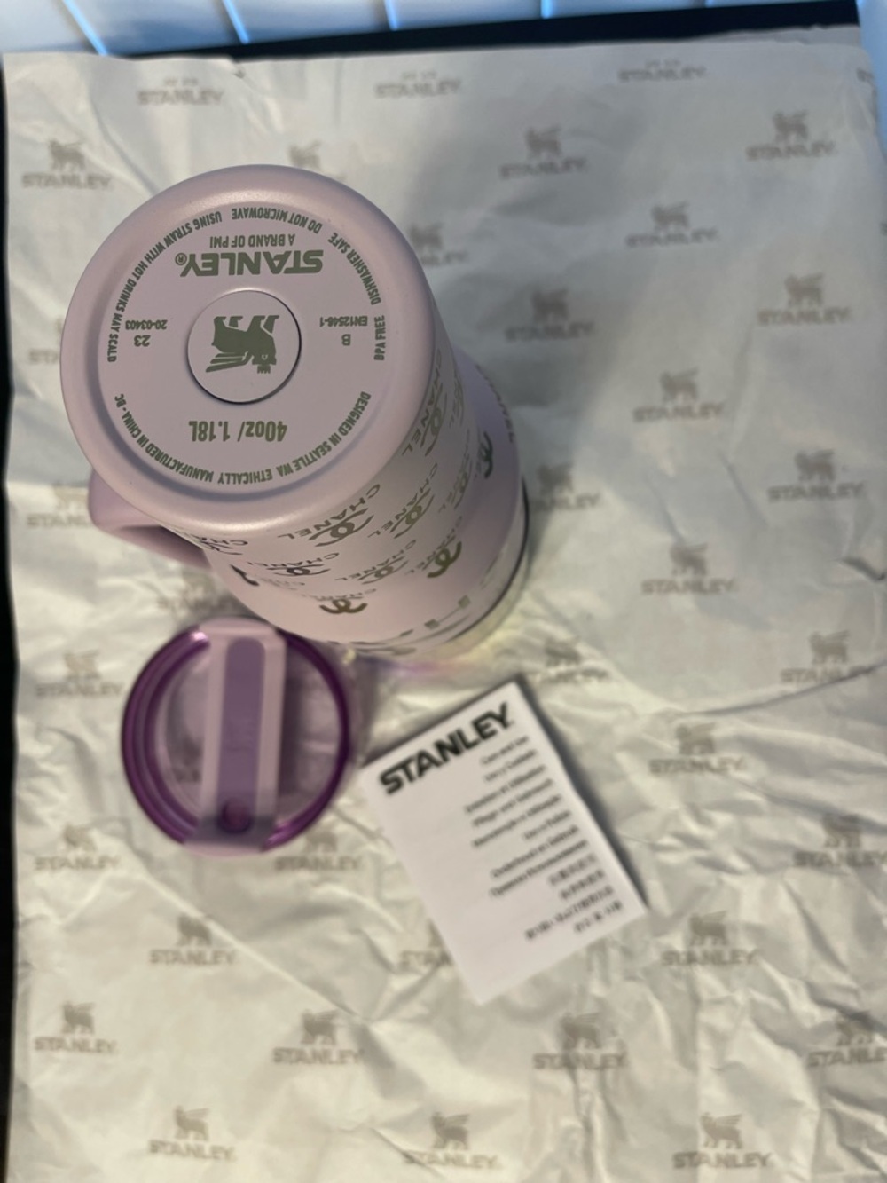 Custom Stanley Light Purple Tumbler 40oz. Price firm last one in this color. - Picture 6 of 6